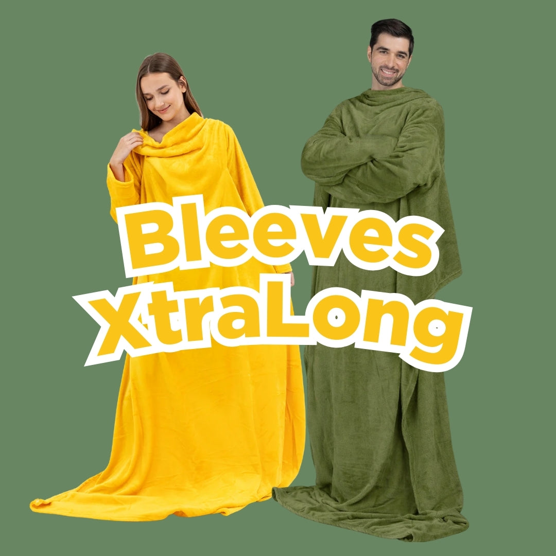 Xtra Long Size - Bleeves | Wearable Blanket with Sleeves