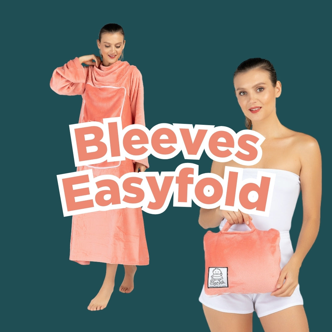 Travel Size - Bleeves | Wearable Blanket with Sleeves