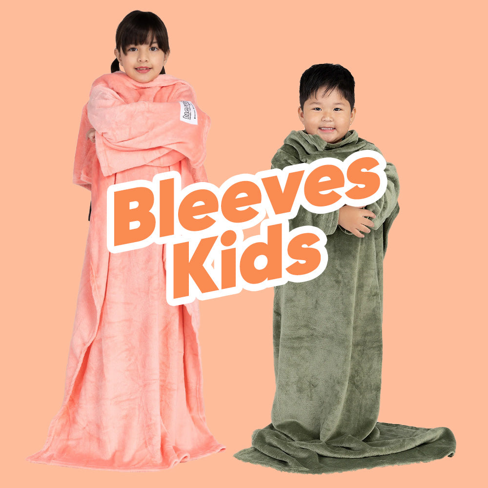 Kids Size - Bleeves | Wearable Blanket with Sleeves