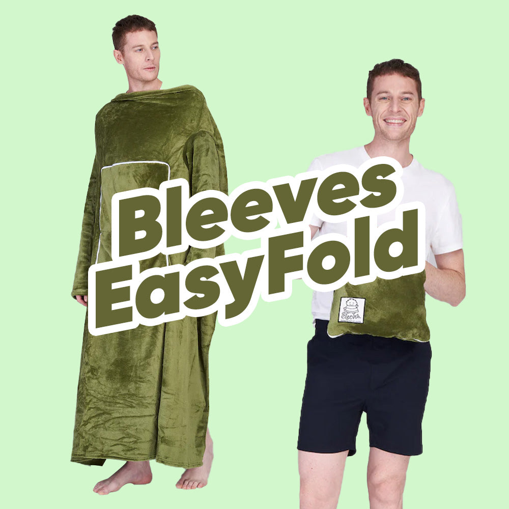 Travel Size - Bleeves | Wearable Blanket with Sleeves