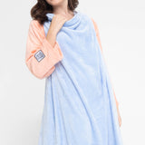 Peach on Powder Blue (Bleeves Regular)