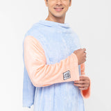 Peach on Powder Blue (Bleeves XtraLong)