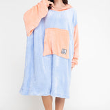 Peach on Powder Blue  (Gidie Regular)
